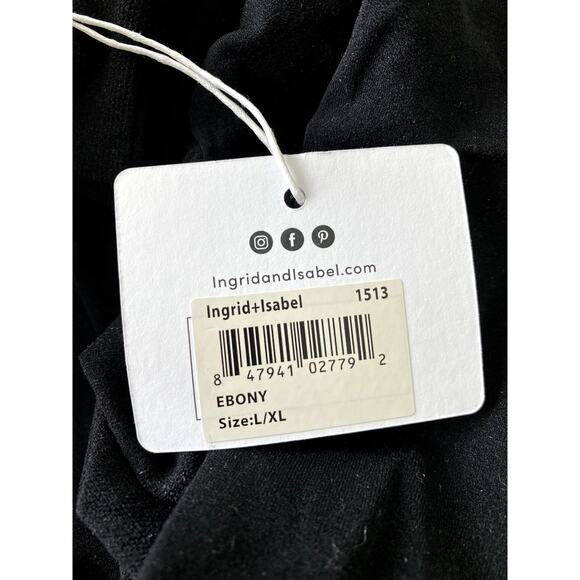 NWT Ingrid + Isabel Black Maternity Leggings Size L/XL - Picture 7 of 8